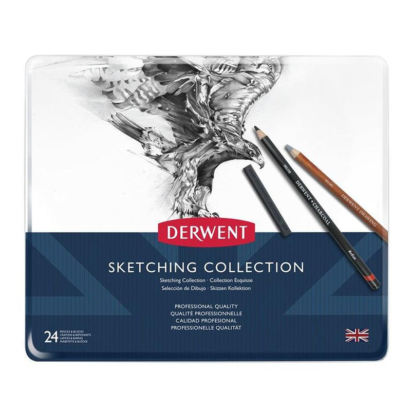 Derwent Sketching Collection Tin of 24