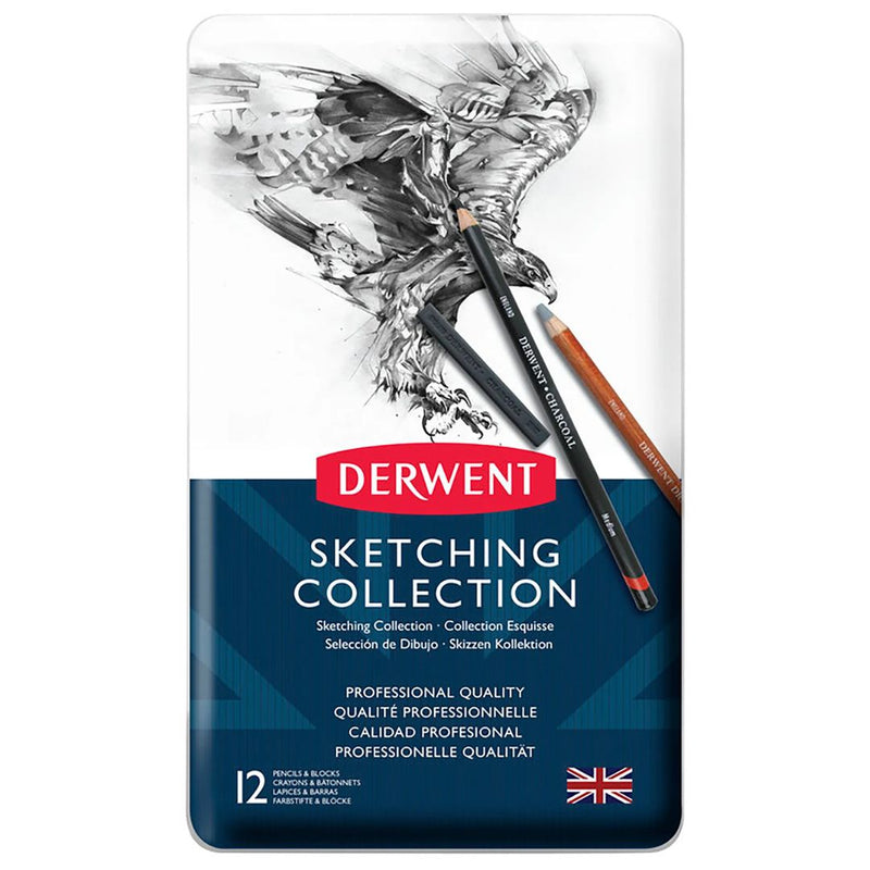 Derwent Sketching Collection Tin of 12