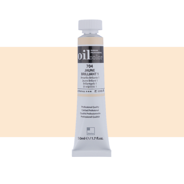 ShinHan Professional 50ml Oil Paints Shades J-Z#Colour_JAUNE BRILLIANT 1 SERIES A (1)