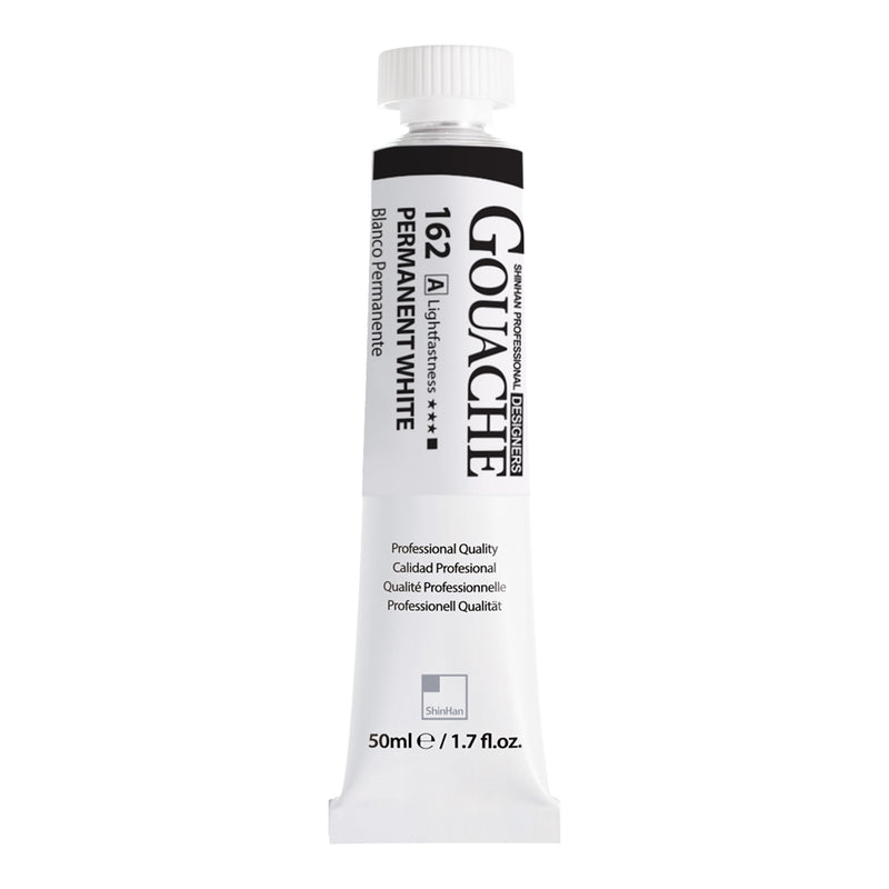 ShinHan Professional 50ml Gouache Paint Permanent White