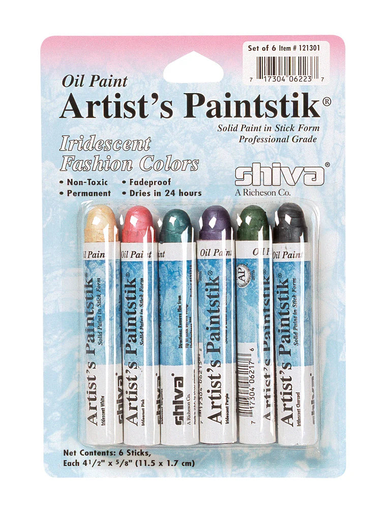 Shiva Oilstiks Iridescent Fashion Set Of 6