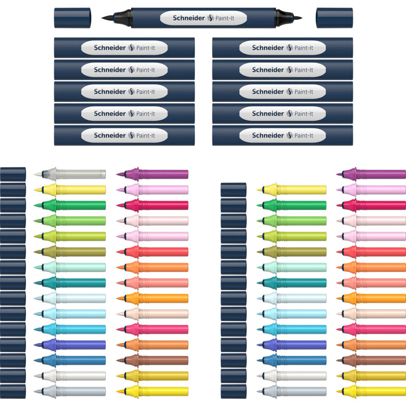 Schneider 040 Paint-It Twinmarker Set of 72