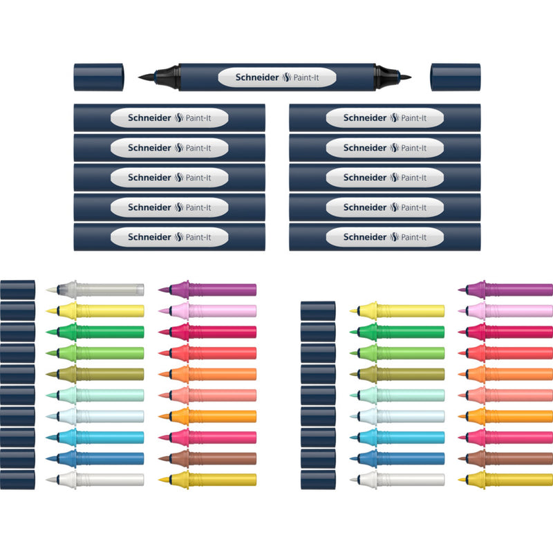 Schneider 040 Paint-It Twinmarker Set of 52