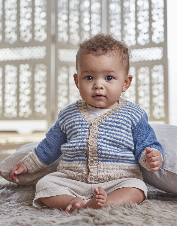 DMC 100% Baby Merino Pattern Leaflet - Baby Cardigan