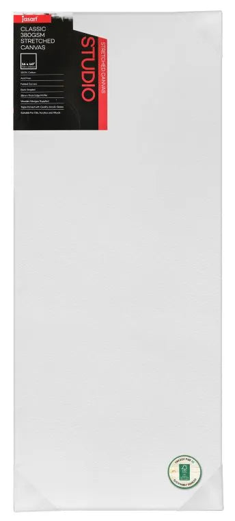 Jasart Studio 1.5 Inch Thick Edge Canvases Pack of 6