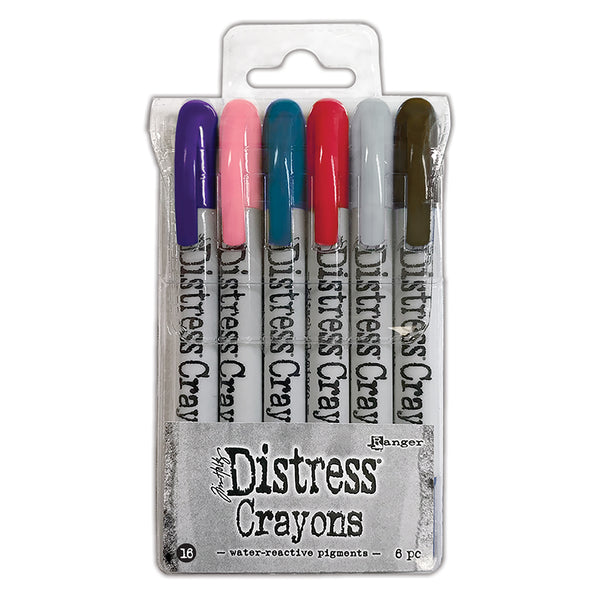 Ranger Distress Crayons Set #16 Pack of 6
