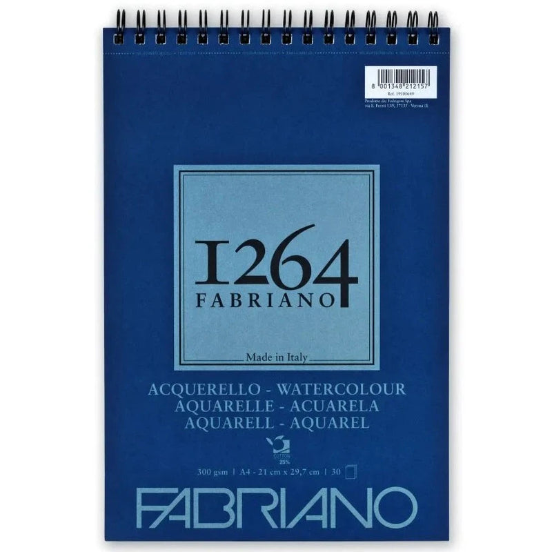 Fabriano 1264 Watercolour Pad 300gsm