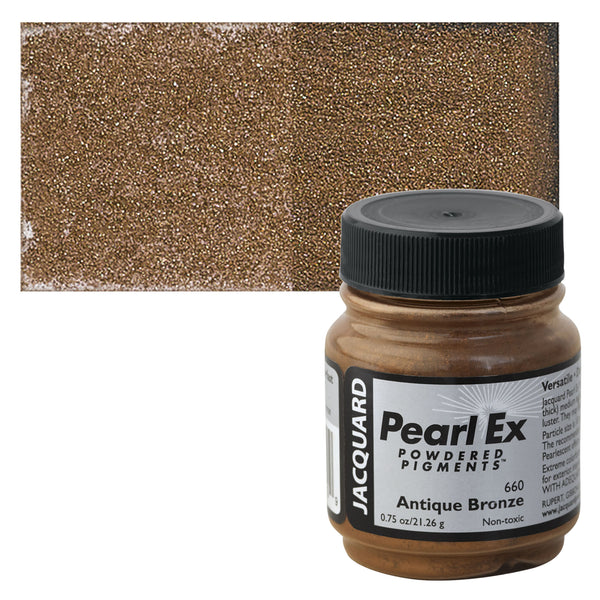 Jacquard Pearl Ex Powdered Pigments 21.26g#Colour_ANTIQUE BRONZE