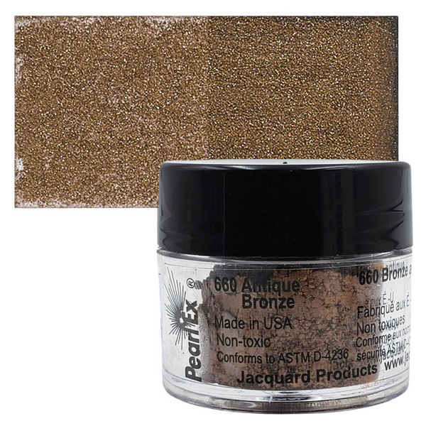 Jacquard Pearl Ex Powdered Pigments 3gms#Colour_ANTIQUE BRONZE