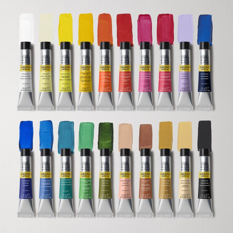 Winsor & Newton Galeria Acrylic Paint 12ml Arrival - Set Of 20