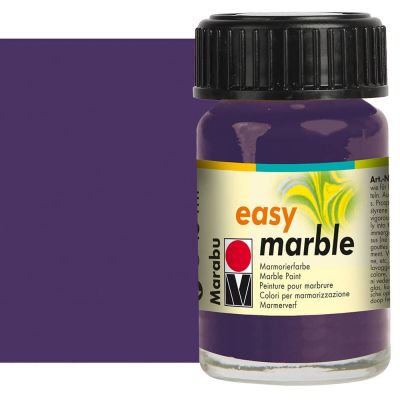 Marabu Easy Marble Paints 15ml#Colour_AUBERGINE