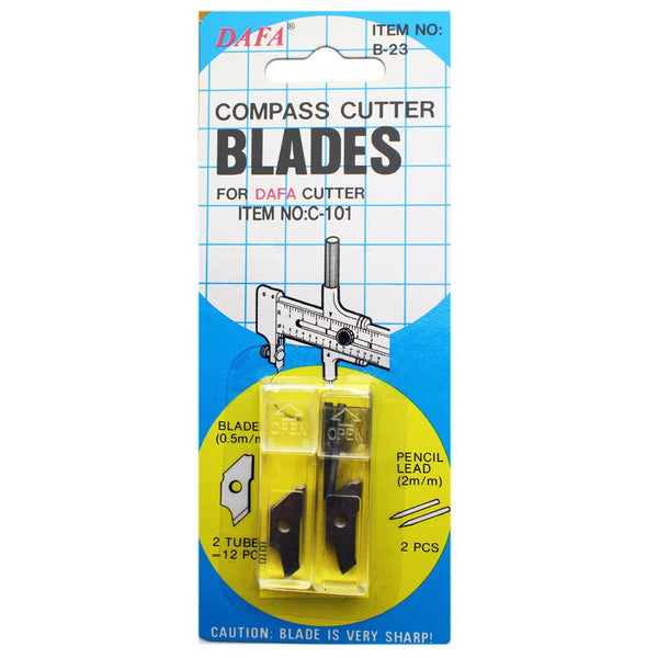 Dafa B-23 Blades & Leads For Compass Cutter