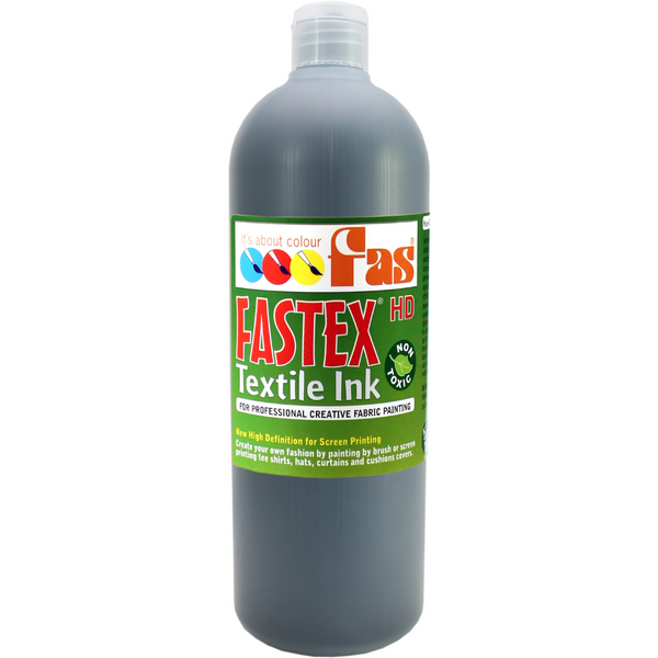 Fas Textile Fabric Ink 1 Litre#Colour_BLACK