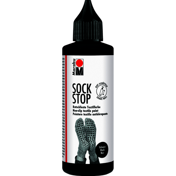 Marabu Sock Stop Paints 90ml#Colour_BLACK