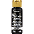 Decoart Dazzling Metallics Paints 2oz 59ml#Colour_BLACK PEARL