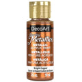 Decoart Dazzling Metallics Paints 2oz 59ml#Colour_BRIGHT COPPER