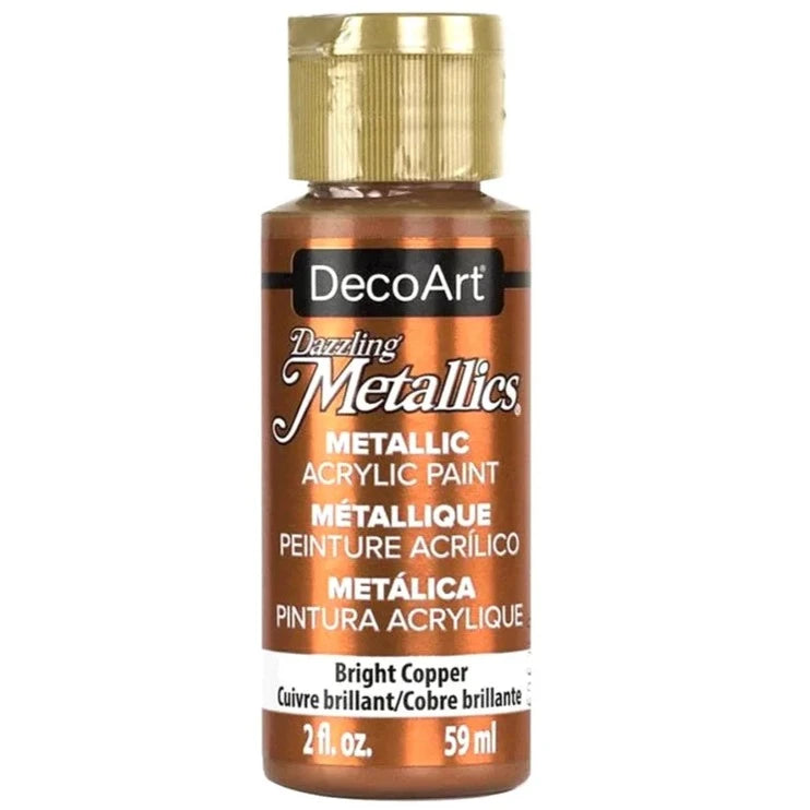 Decoart Dazzling Metallics Paints 2oz 59ml