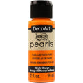 Decoart Americana Pearls Paints 2oz#Colour_BRIGHT ORANGE