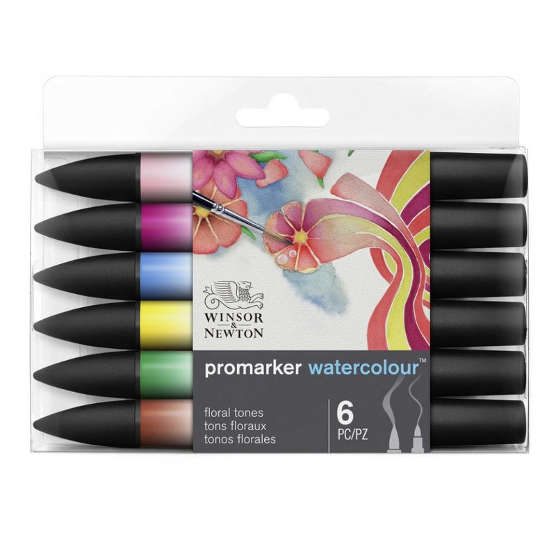 Winsor & Newton Promarker Watercolour Floral Tone Set Of 6