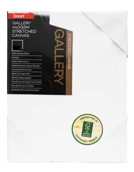 Jasart Gallery 1.5 Inch Thick Edge Canvases Pack of 6