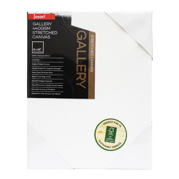 Jasart Gallery 1.5 Inch Thick Edge Canvases Pack of 6#Size_8X10 INCH