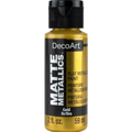 Decoart Matte Metallic Paints 59ml#Colour_GOLD