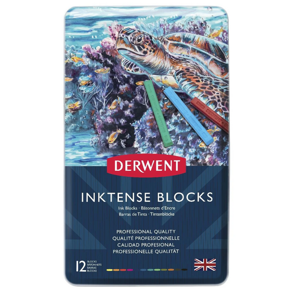 Derwent Inktense Blocks Tin Set of 12