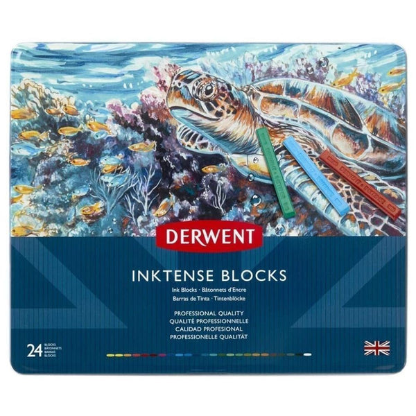 Derwent Inktense Blocks Tin Set of 24