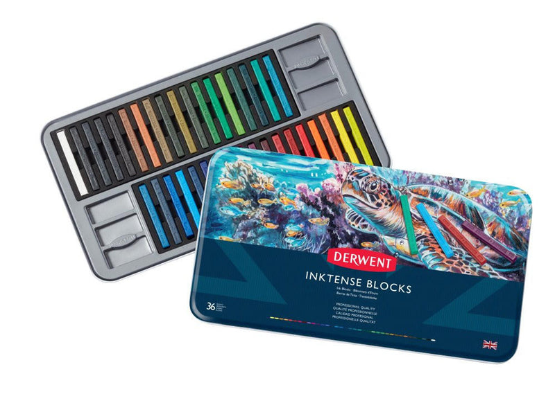 Derwent Inktense Blocks Tin Set of 36