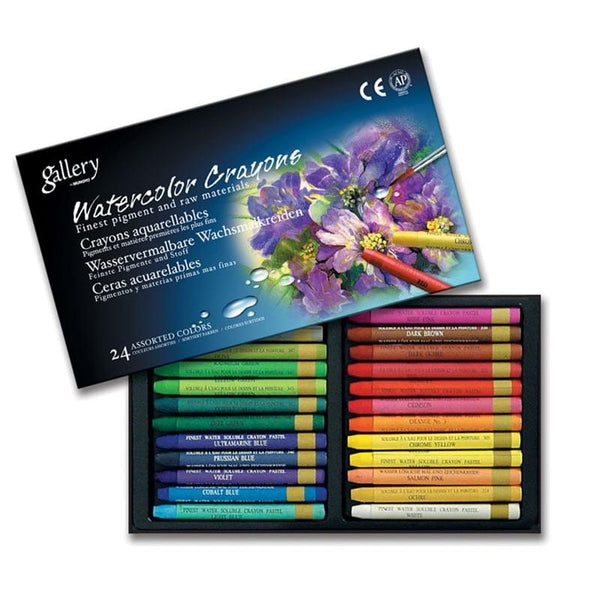 Mungyo Gallery Watercolour Crayons Set of 24