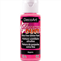 Decoart Glamour Dust Glitter Craft Paint 2oz 59ml#Colour_MAGENTA