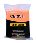 Cernit 56g Neon Light Polymer Clay#Colour_ORANGE