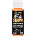 Decoart Americana Glow Paint 2oz#Colour_ORANGE