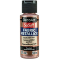 Decoart Sosoft Fabric Paints 59ml#Colour_METALLIC ROSE GOLD