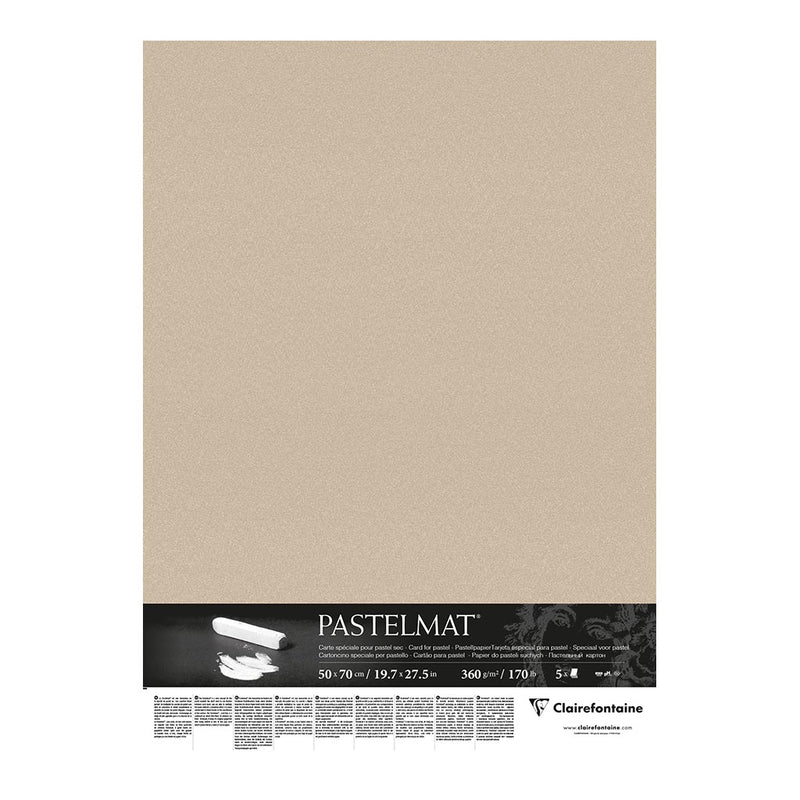 Clairefontaine Pastelmat Paper 50x70cm - Pack Of 5