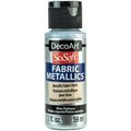 Decoart Sosoft Fabric Paints 59ml#Colour_METALLIC SILVER PLATINUM