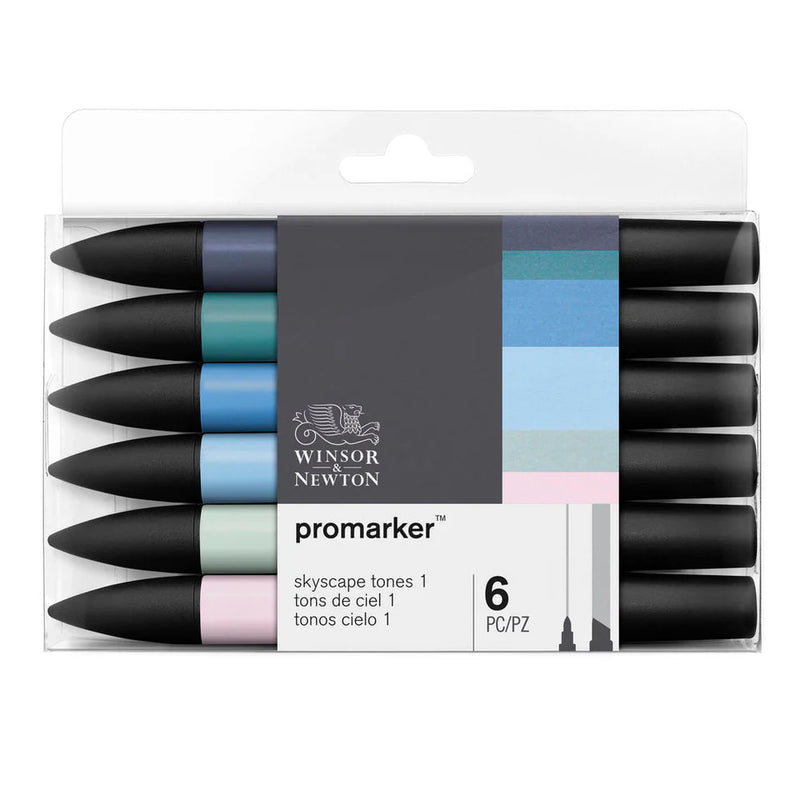 Winsor & Newton Promarker Skyscape Tones Set Of 6