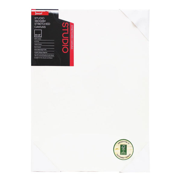 Jasart Studio 1.5 Inch Thick Edge Canvases Pack of 6#Size_12X16 INCH