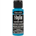 Decoart Stylin Multi Surface Fashion Acrylic Craft Paint 2oz#Colour_TURQUOISE