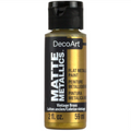 Decoart Matte Metallic Paints 59ml#Colour_VINTAGE BRASS