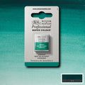 Winsor & Newton Professional Watercolour Half Pan#Colour_VIRIDIAN (S3)