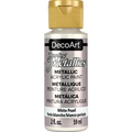 Decoart Dazzling Metallics Paints 2oz 59ml#Colour_WHITE PEARL