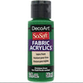 Decoart Sosoft Fabric Paints 59ml#Colour_CHRISTMAS GREEN