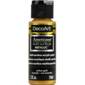 Decoart Americana Multi-Surface Metallic Paints 59ml#Colour_YELLOW GOLD