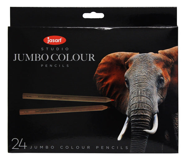 Jasart Studio Jumbo Colour Pencils Pack of 24