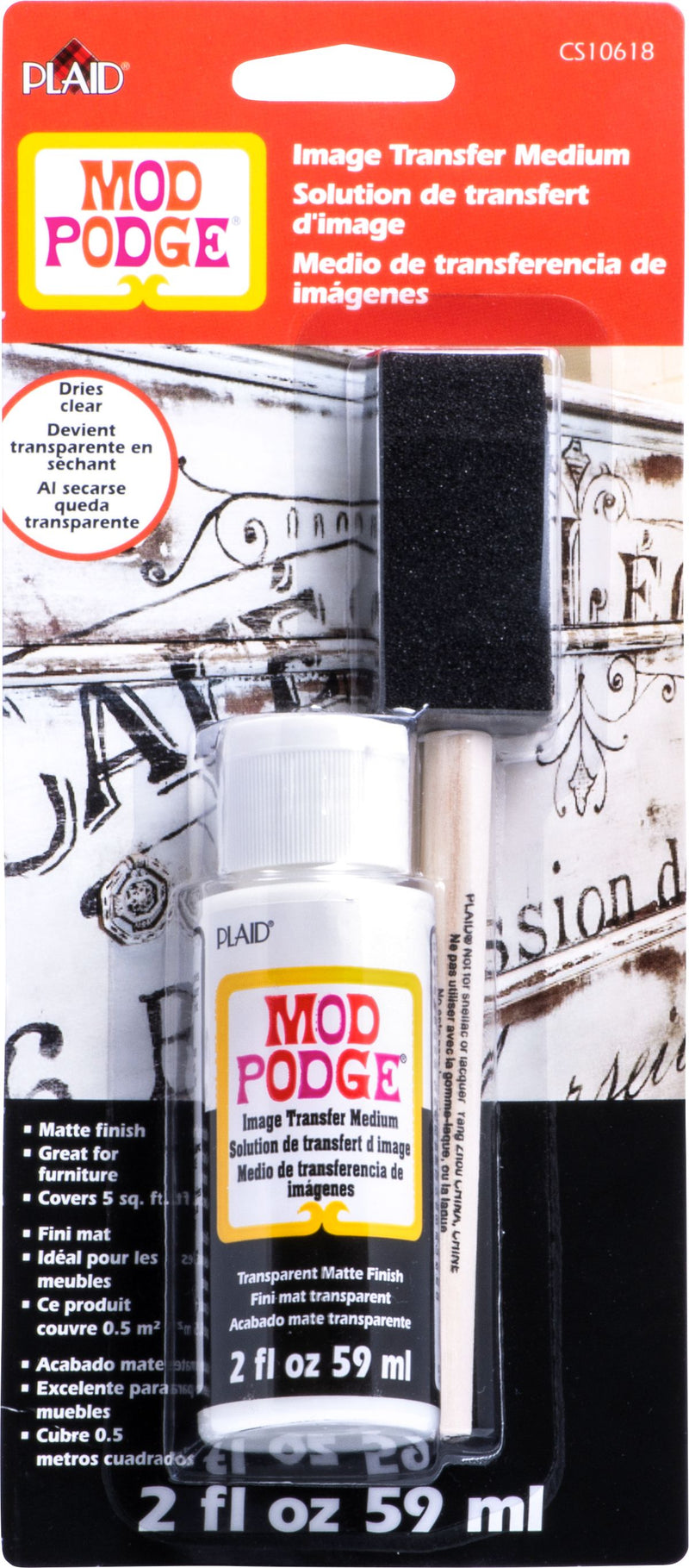 Mod Podge Medium Formulas Fabric, 8 oz. (Pack of 2)