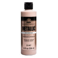 Folk Art Acrylic Metallic Craft Paint 8oz/236ml#Colour_ROSE GOLD