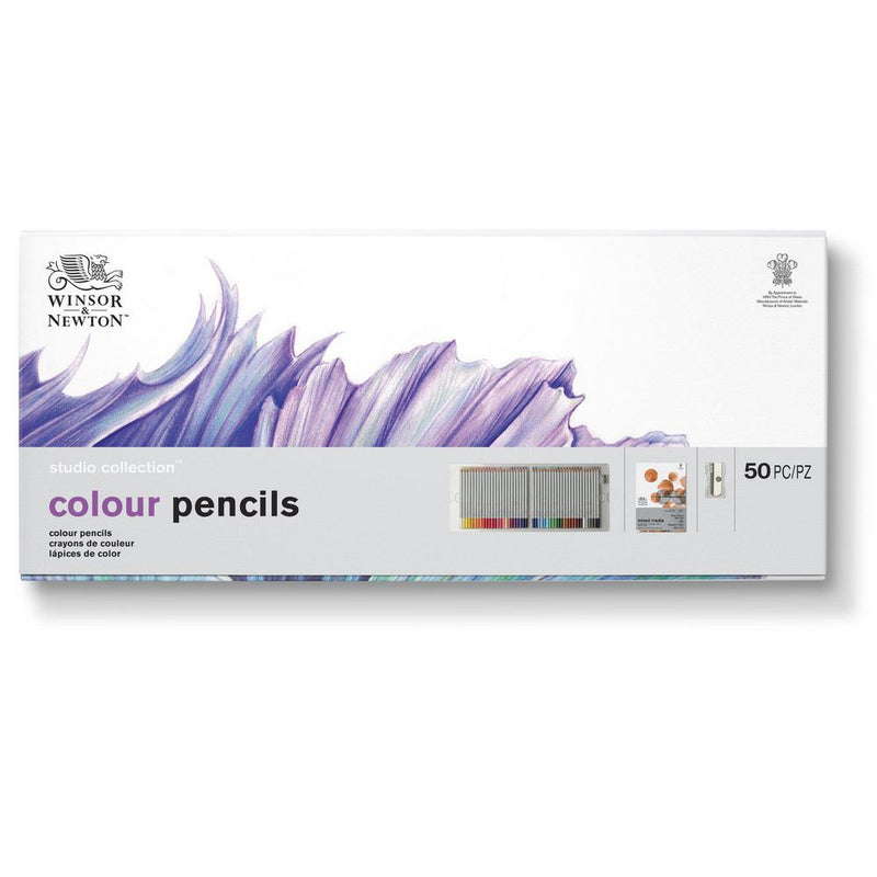 Winsor & Newton Studio Colouring Pencils - Set of 50