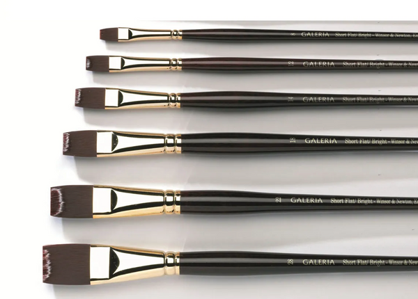 Winsor & Newton Galeria Long Handle Flat Brushes#Size_2