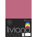 The Paper House Liviano Colour Card 300gsm A4 Pack Of 10#Colour_FUCHSIA